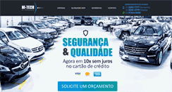 Desktop Screenshot of hitechblindados.com.br