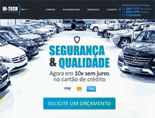 Tablet Screenshot of hitechblindados.com.br